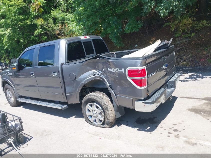 2013 Ford F-150 Lariat VIN: 1FTFW1EF7DFC03918 Lot: 39757122