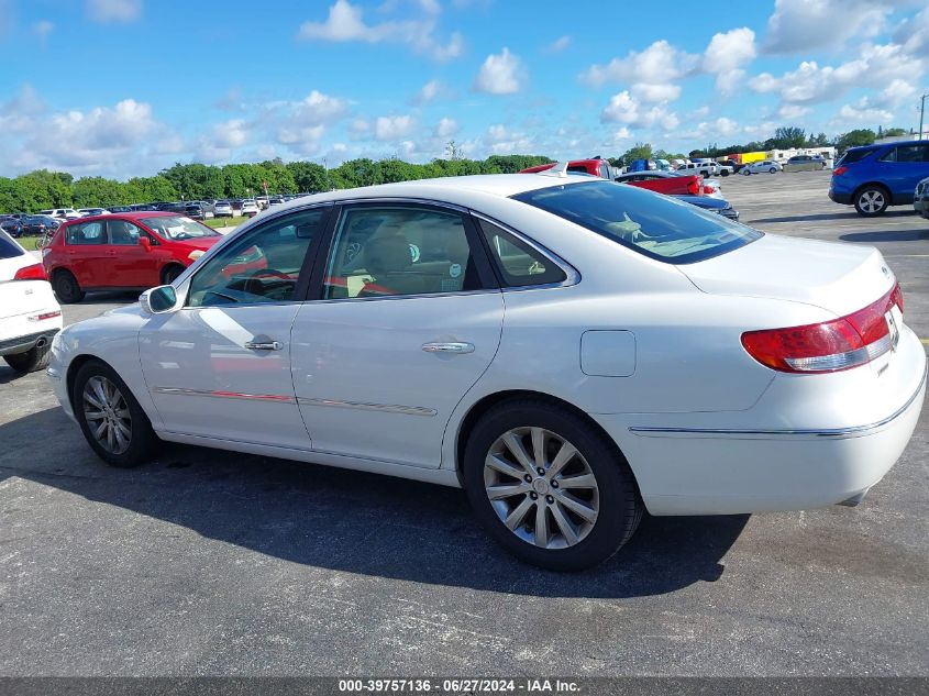 2009 Hyundai Azera Limited VIN: KMHFC46F99A374503 Lot: 39757136