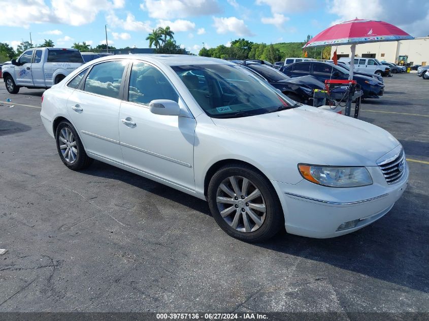 KMHFC46F99A374503 | 2009 HYUNDAI AZERA