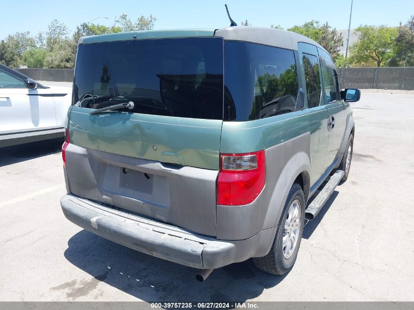 2004 Honda Element Ex VIN: 5J6YH185X4L001107 Lot: 39757235