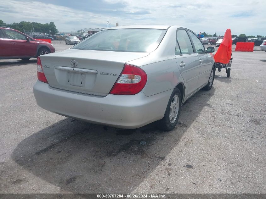 2003 Toyota Camry Le VIN: 4T1BE32K73U131817 Lot: 39757284