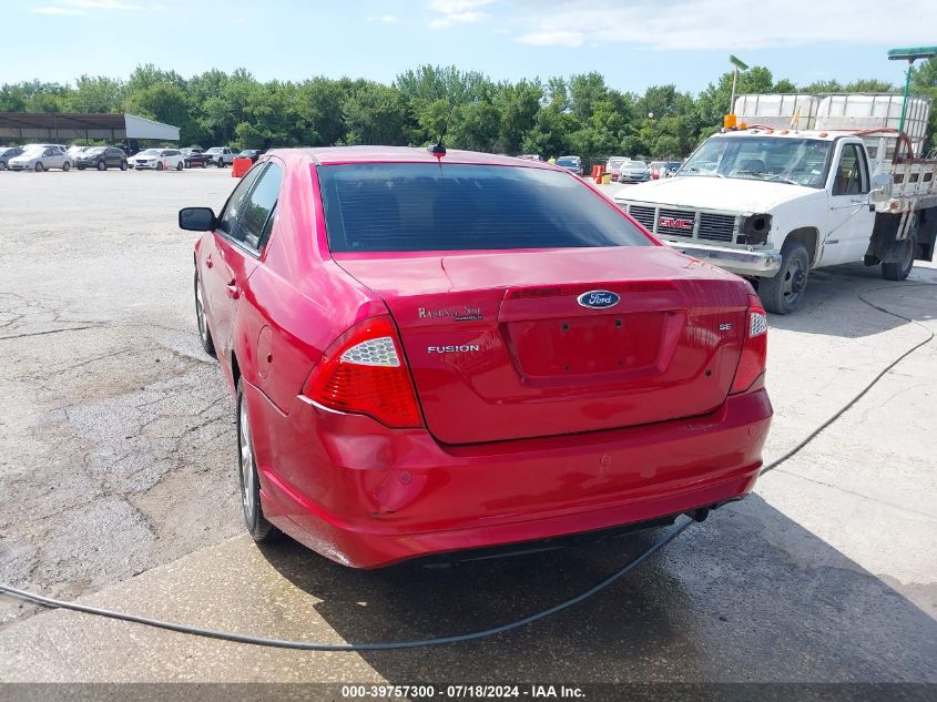 2012 Ford Fusion Se VIN: 3FAHP0HA8CR376838 Lot: 39757300