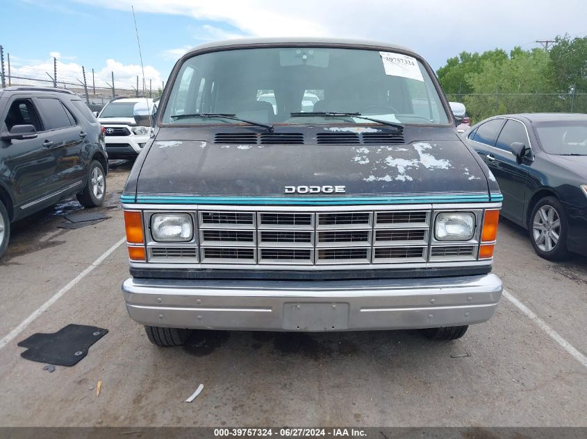1990 Dodge Ram Van B150 VIN: 2B6GB11Y1LK706906 Lot: 39757324