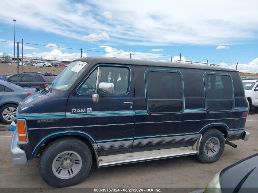 1990 Dodge Ram Van B150 VIN: 2B6GB11Y1LK706906 Lot: 39757324