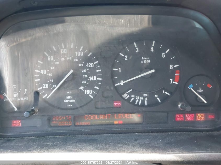 1991 BMW 525 I VIN: WBAHD5317MBF94444 Lot: 39757325