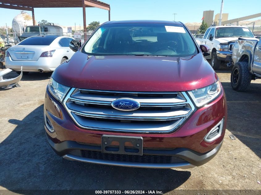 2017 Ford Edge Titanium VIN: 2FMPK3K91HBB89379 Lot: 39757333