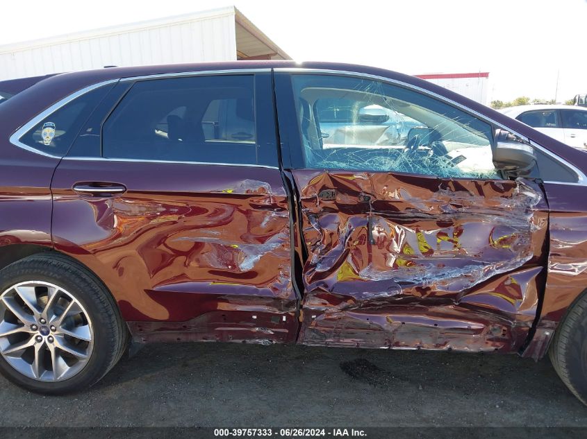 2017 Ford Edge Titanium VIN: 2FMPK3K91HBB89379 Lot: 39757333