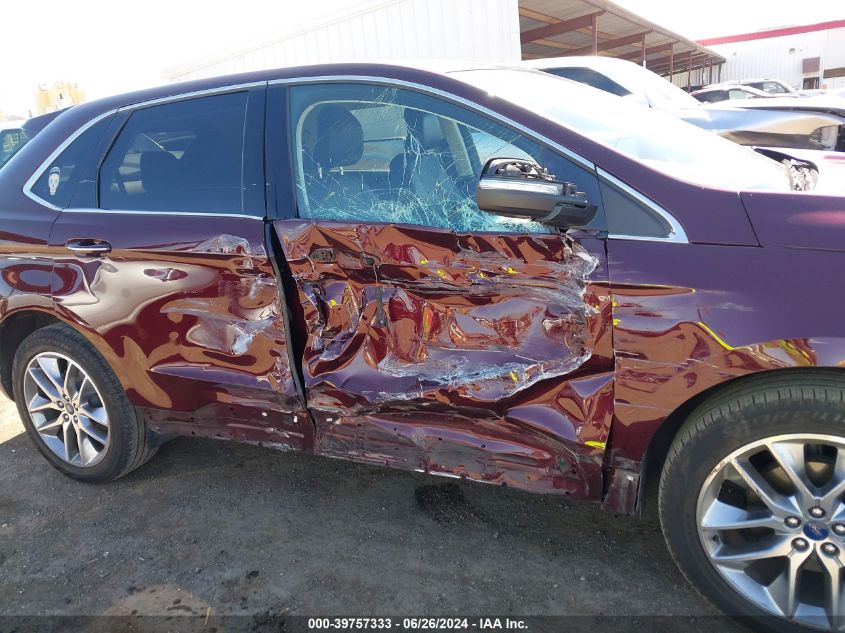 2017 Ford Edge Titanium VIN: 2FMPK3K91HBB89379 Lot: 39757333