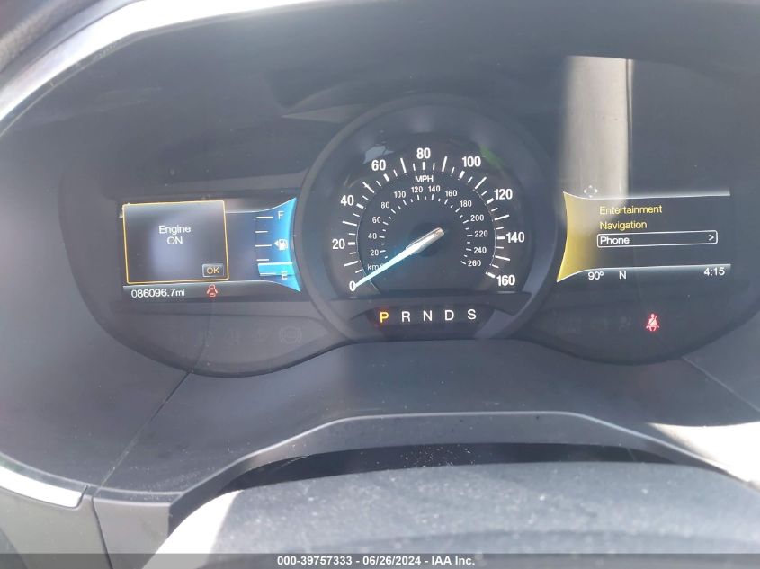 2017 Ford Edge Titanium VIN: 2FMPK3K91HBB89379 Lot: 39757333