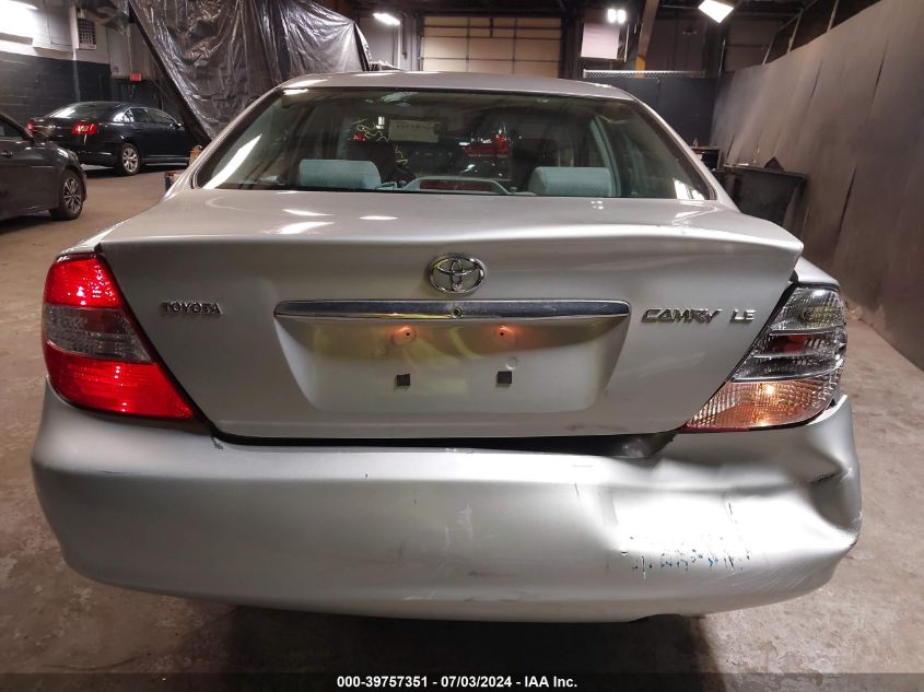 2004 Toyota Camry Le VIN: 4T1BE32K14U892599 Lot: 39757351