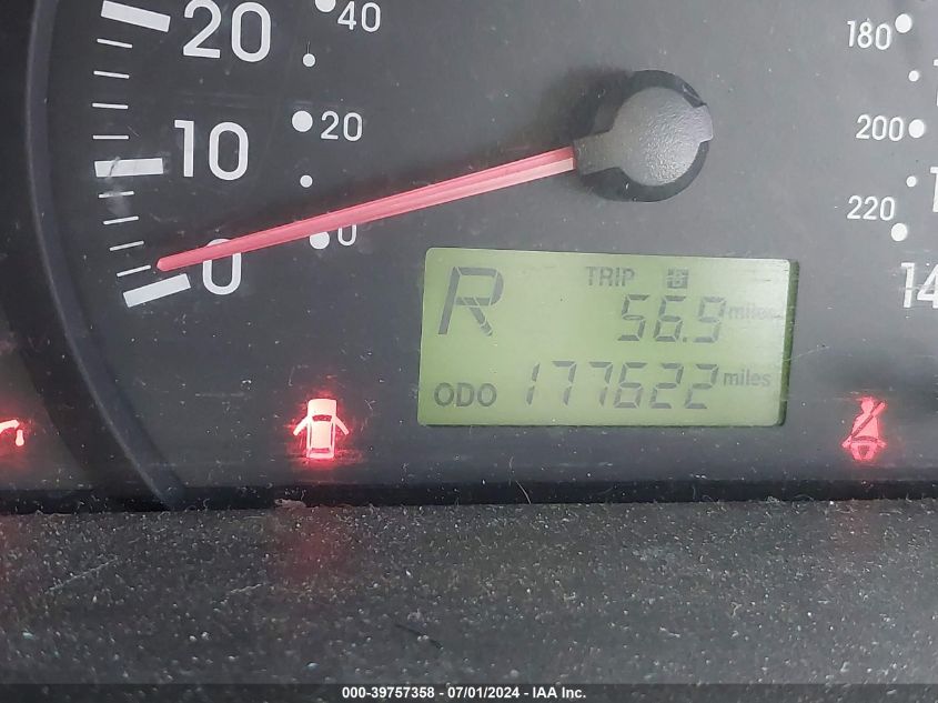 2005 Kia Spectra5 VIN: KNAFE161455074756 Lot: 39757358