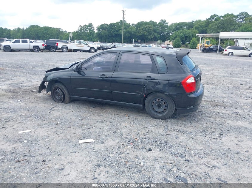 2005 Kia Spectra5 VIN: KNAFE161455074756 Lot: 39757358
