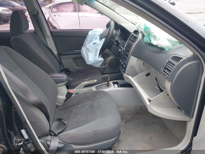 2005 Kia Spectra5 VIN: KNAFE161455074756 Lot: 39757358