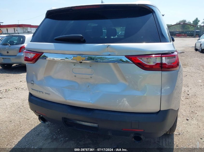 2019 Chevrolet Traverse Ls VIN: 1GNEVFKW6KJ152221 Lot: 39757361