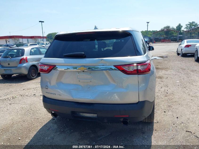 2019 Chevrolet Traverse Ls VIN: 1GNEVFKW6KJ152221 Lot: 39757361