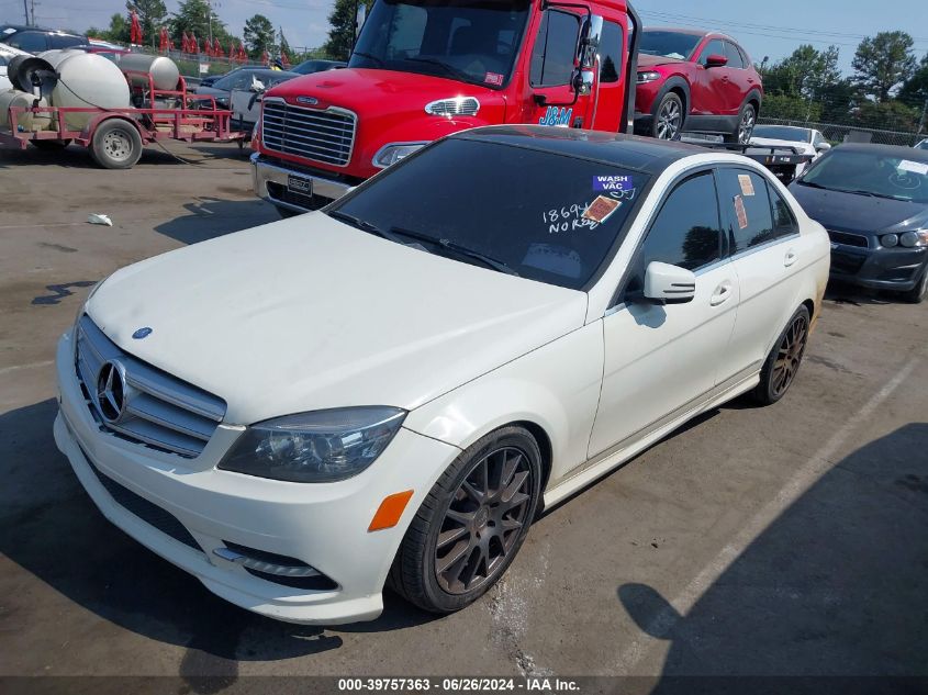 WDDGF8BB8BR186949 | 2011 MERCEDES-BENZ C 300