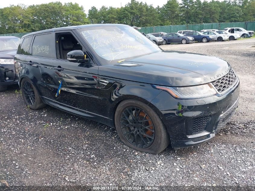 2019 Land Rover Range Rover Sport Hse VIN: SALWR2RV2KA826199 Lot: 39757375