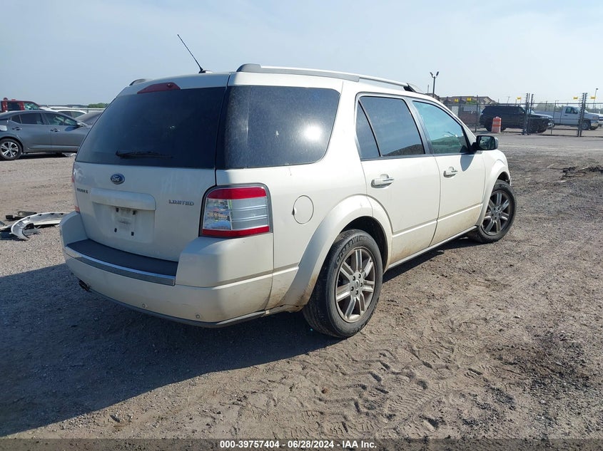 2009 Ford Taurus X Limited VIN: 1FMDK03W59GA01995 Lot: 39757404