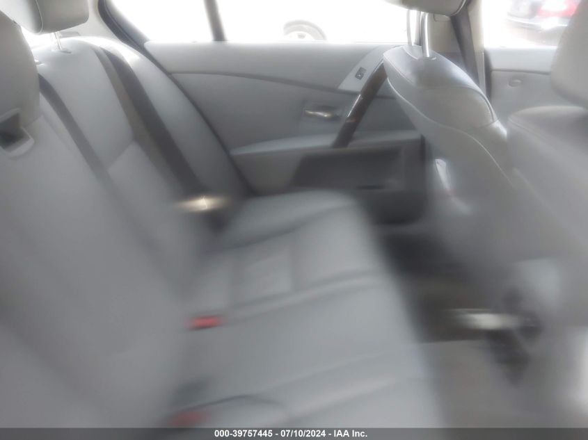 2007 BMW 525I VIN: WBANE535X7CW63822 Lot: 39757445