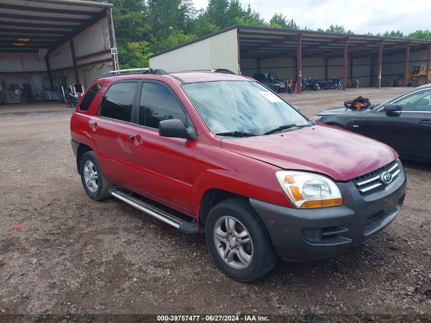 2006 Kia Sportage Ex V6/Lx V6 VIN: KNDJF723967285512 Lot: 39757477