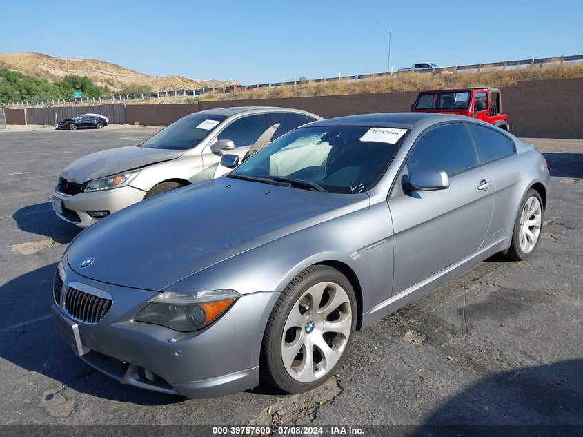 2004 BMW 645Ci VIN: WBAEH734X4B190936 Lot: 39757500