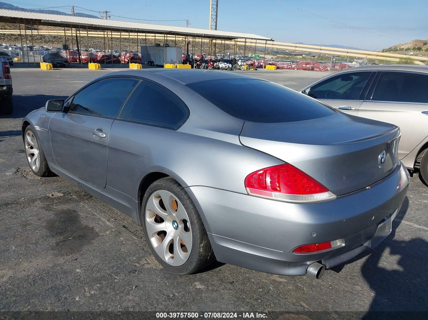 2004 BMW 645Ci VIN: WBAEH734X4B190936 Lot: 39757500