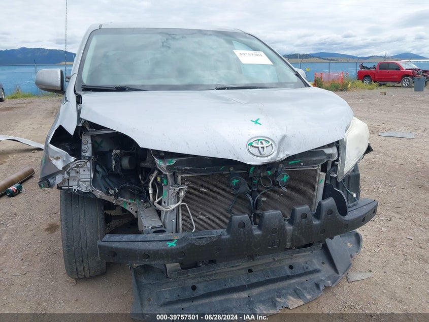 2012 Toyota Sienna Le 7 Passenger VIN: 5TDJK3DC1CS037631 Lot: 39757501