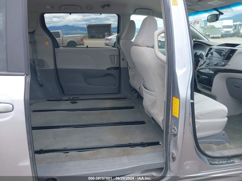 2012 Toyota Sienna Le 7 Passenger VIN: 5TDJK3DC1CS037631 Lot: 39757501