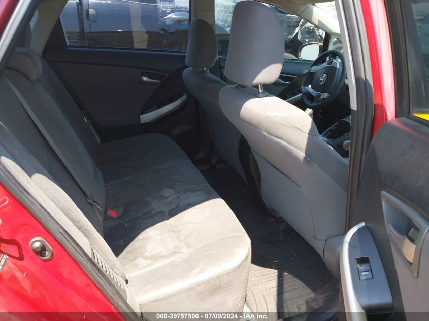 2012 Toyota Prius VIN: JTDKN3DU5C5427402 Lot: 39757506