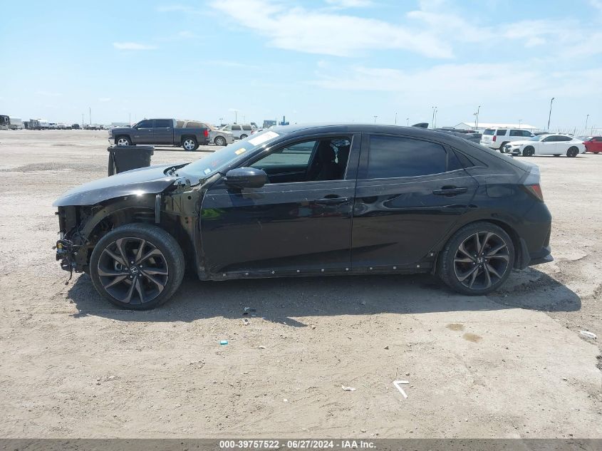 2019 Honda Civic Sport VIN: SHHFK7H45KU227806 Lot: 39757522