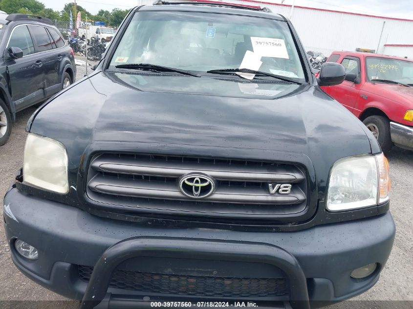 2003 Toyota Sequoia Sr5 V8 VIN: 5TDBT44A53S197176 Lot: 39757560