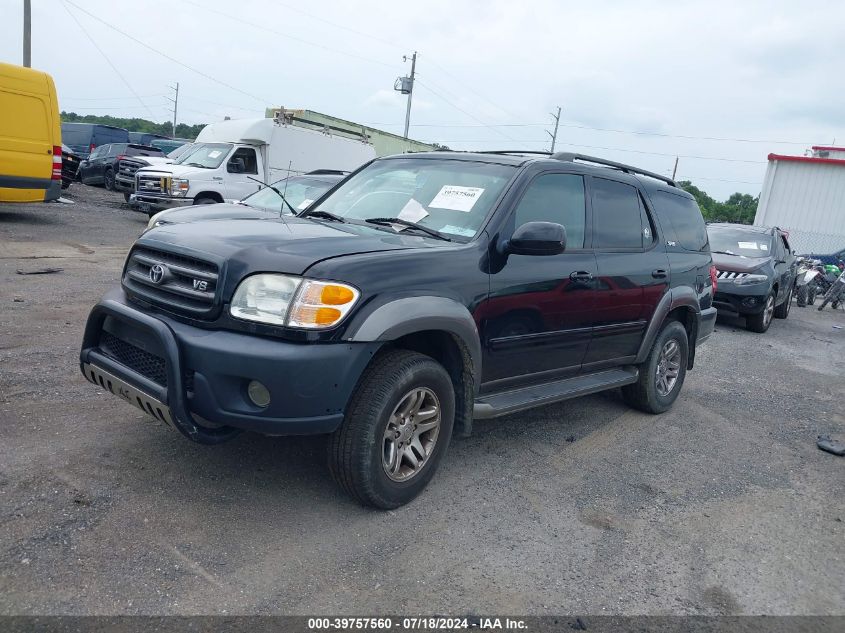 2003 Toyota Sequoia Sr5 V8 VIN: 5TDBT44A53S197176 Lot: 39757560