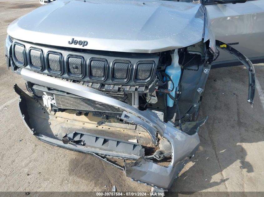 2022 Jeep Compass Altitude Fwd VIN: 3C4NJCBB6NT234477 Lot: 39757584