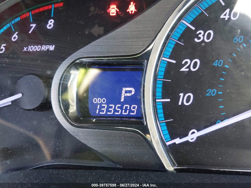 2012 Toyota Sienna Xle V6 8 Passenger VIN: 5TDYK3DC7CS268631 Lot: 39757598