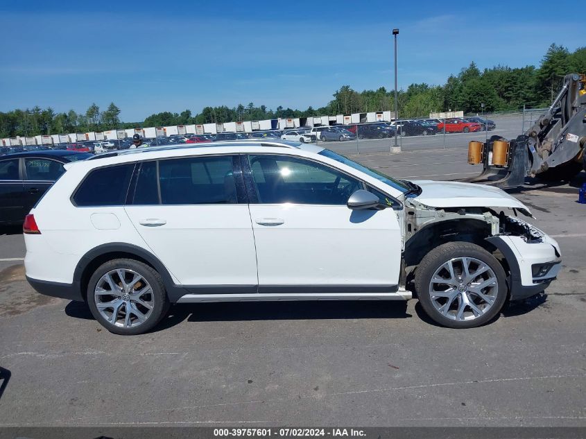 2017 Volkswagen Golf Alltrack S/Se/Sel VIN: 3VWH17AU4HM544596 Lot: 39757601