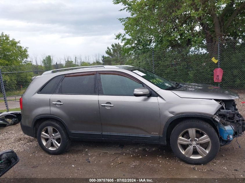 2012 Kia Sorento Ex VIN: 5XYKUCA62CG206095 Lot: 39757605