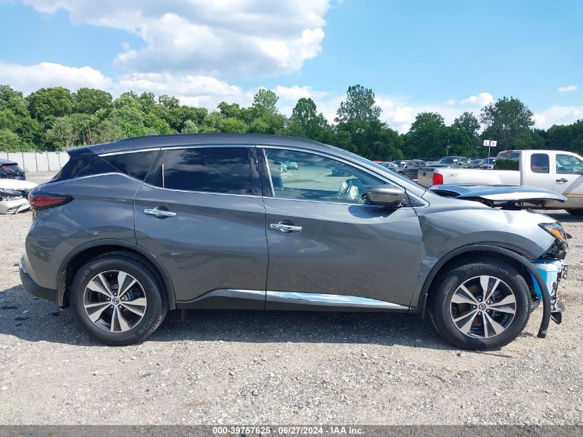 2019 Nissan Murano Sv VIN: 5N1AZ2MS9KN140860 Lot: 39757625