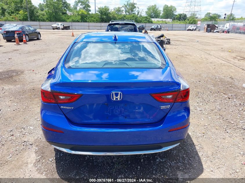 2019 Honda Insight Touring VIN: 19XZE4F97KE014879 Lot: 39757661