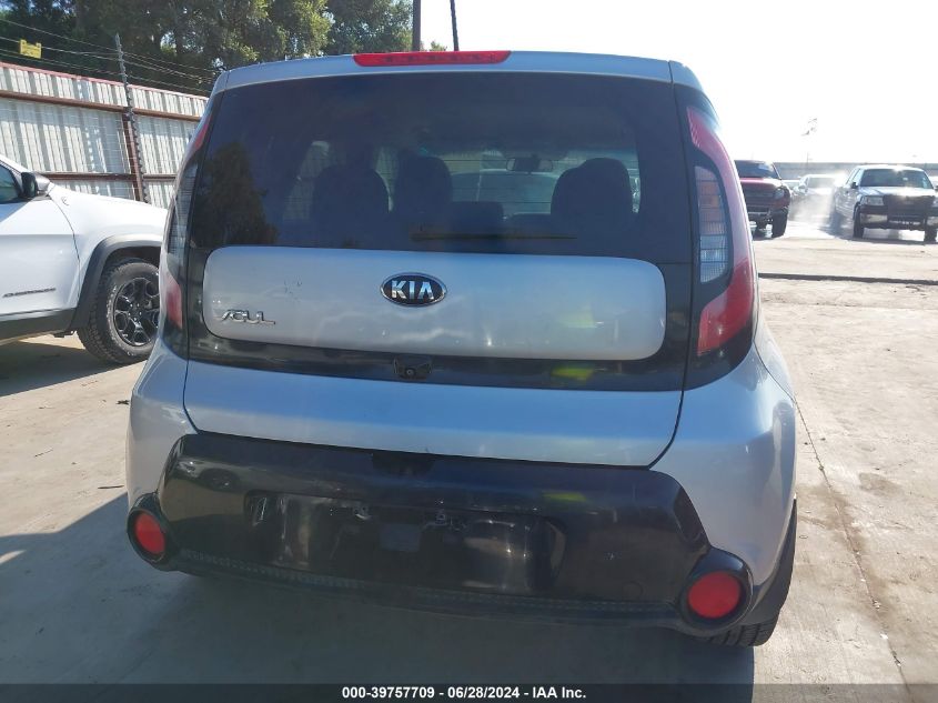 2016 Kia Soul + VIN: KNDJP3A55G7871425 Lot: 39757709