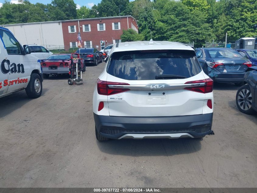 2022 Kia Seltos Lx VIN: KNDEPCAA1N7275921 Lot: 39757722