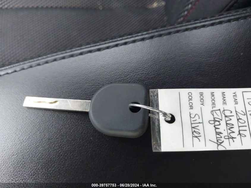 2016 Chevrolet Equinox Ls VIN: 1GNALBEK9GZ104257 Lot: 39757753