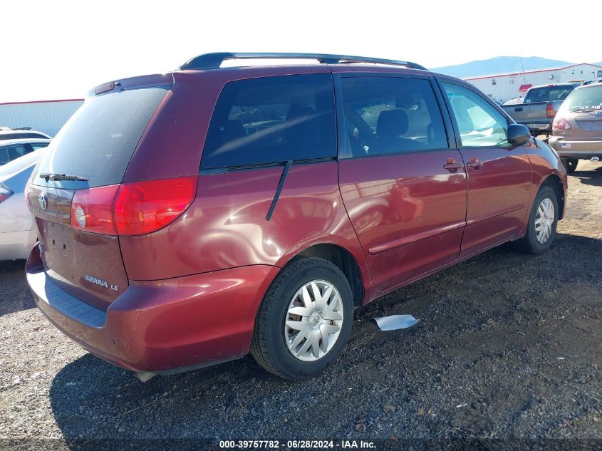 2006 Toyota Sienna Ce/Le VIN: 5TDZA23C46S405676 Lot: 39757782