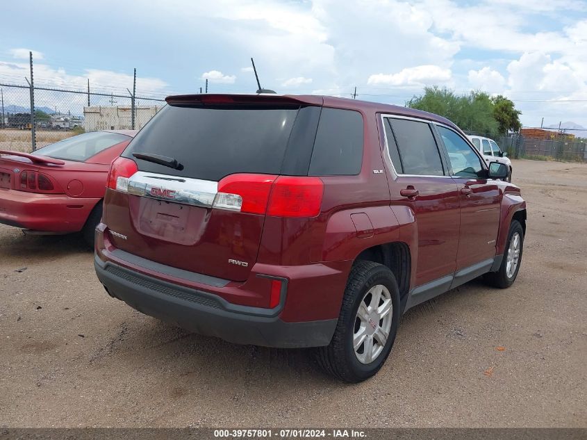 2016 GMC Terrain Sle-1 VIN: 2GKFLSEK4G6354939 Lot: 39757801