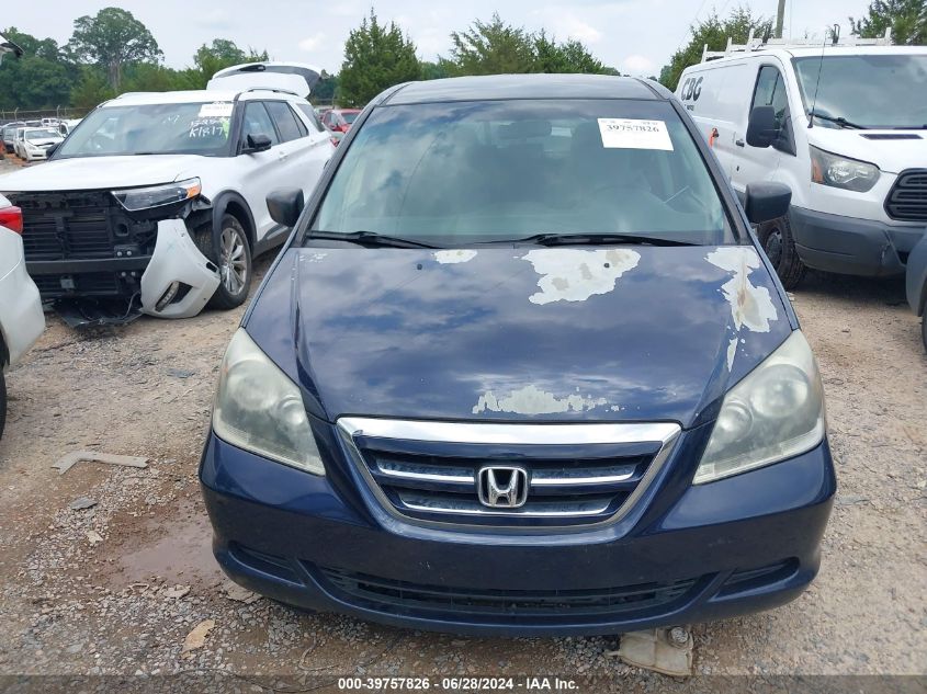 2006 Honda Odyssey Lx VIN: 5FNRL38216B049417 Lot: 39757826