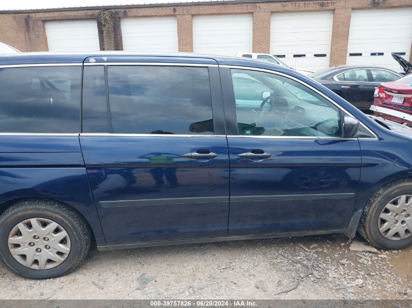 2006 Honda Odyssey Lx VIN: 5FNRL38216B049417 Lot: 39757826