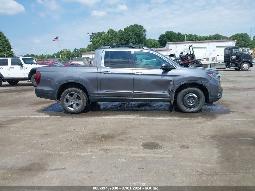 2022 Honda Ridgeline Rtl-E VIN: 5FPYK3F78NB027725 Lot: 39757838