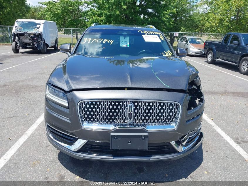 2019 Lincoln Nautilus Standard VIN: 2LMPJ6J94KBL28406 Lot: 39757844