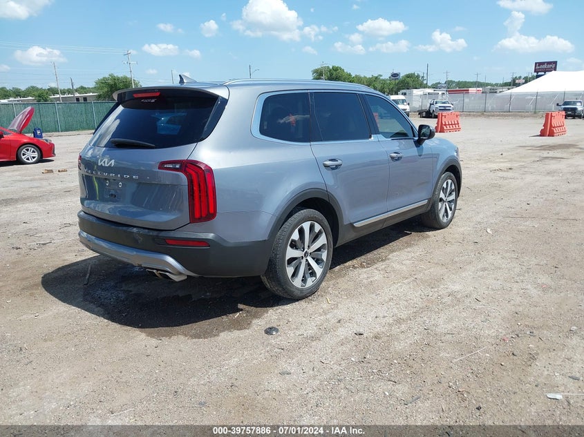 2022 Kia Telluride Ex VIN: 5XYP34HCXNG304434 Lot: 39757886