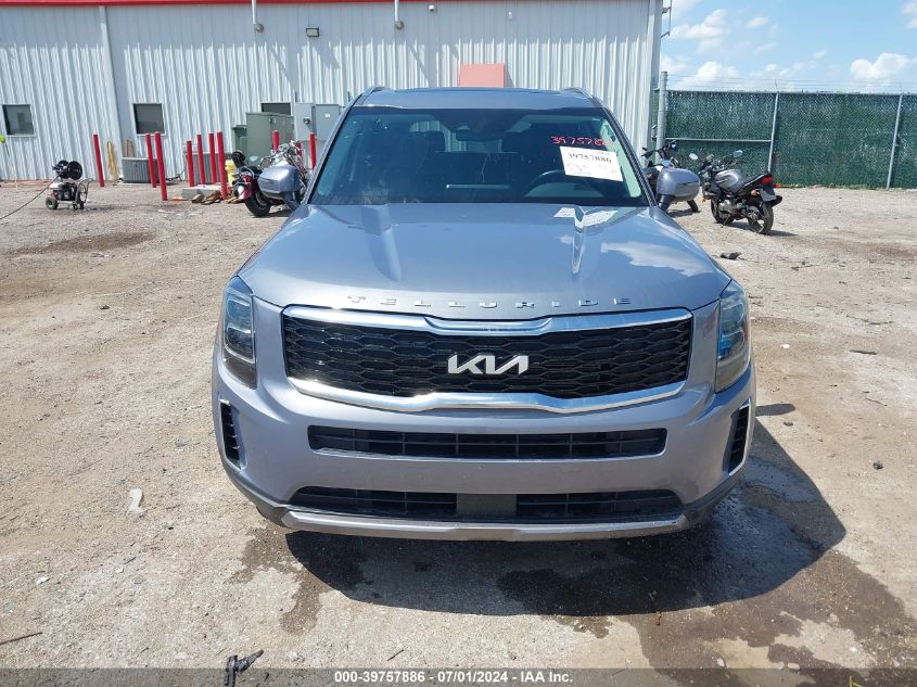 2022 Kia Telluride Ex VIN: 5XYP34HCXNG304434 Lot: 39757886