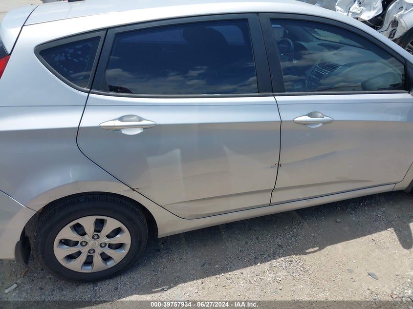 2017 Hyundai Accent Se VIN: KMHCT5AEXHU322186 Lot: 39757934